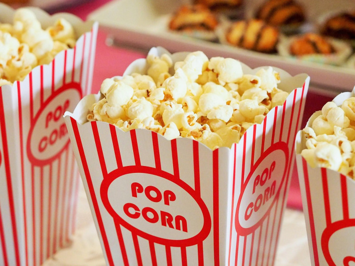 movie theater audience popcorn